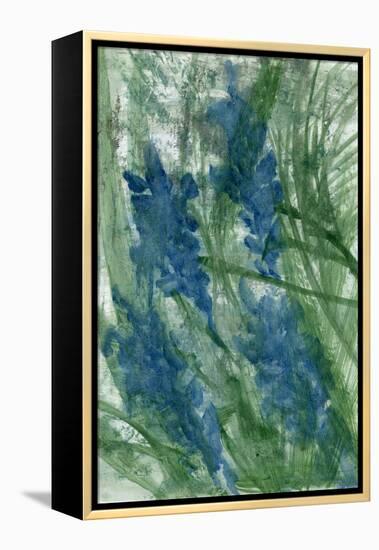 Blue Flowers, 2022 (Oil on Paper)-Marina Falco-Framed Premier Image Canvas