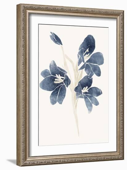 Blue Flowers 2-Yuyu Pont-Framed Art Print