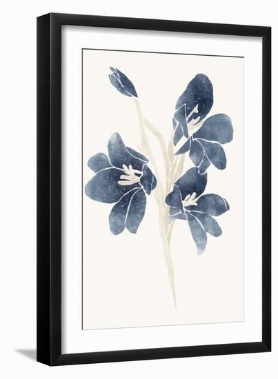 Blue Flowers 2-Yuyu Pont-Framed Art Print