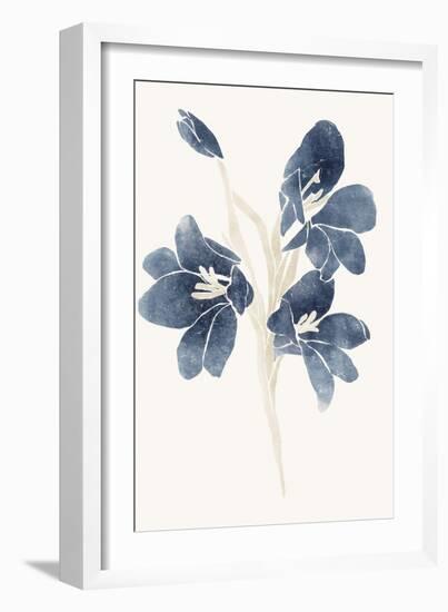 Blue Flowers 2-Yuyu Pont-Framed Art Print