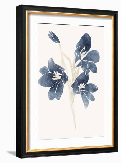 Blue Flowers 2-Yuyu Pont-Framed Art Print