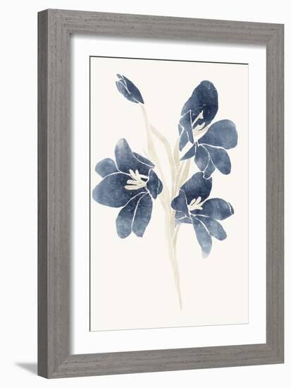 Blue Flowers 2-Yuyu Pont-Framed Premium Giclee Print