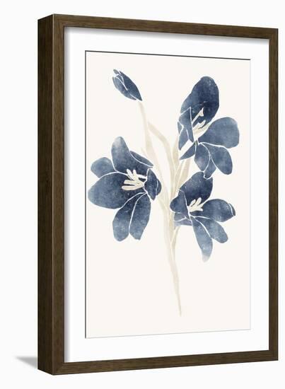 Blue Flowers 2-Yuyu Pont-Framed Premium Giclee Print