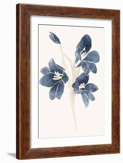 Blue Flowers 2-Yuyu Pont-Framed Premium Giclee Print