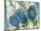 Blue Flowers 2-Marina Falco-Mounted Giclee Print