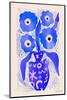 Blue Flowers Matisse Homage-Baroo Bloom-Mounted Photographic Print