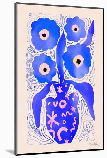 Blue Flowers Matisse Homage-Baroo Bloom-Mounted Photographic Print