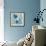 Blue Flowers Whisper II-Silvia Vassileva-Framed Art Print displayed on a wall