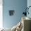 Blue Flowers-Lilia Orlova Holmes-Framed Stretched Canvas displayed on a wall