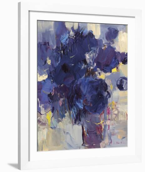 Blue Flowers-Lilia Orlova Holmes-Framed Giclee Print