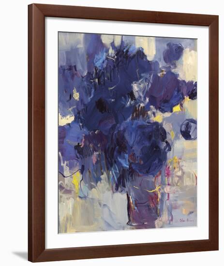 Blue Flowers-Lilia Orlova Holmes-Framed Giclee Print