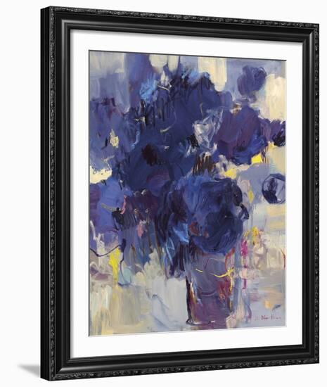 Blue Flowers-Lilia Orlova Holmes-Framed Giclee Print