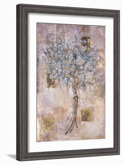 Blue Flowers-Marta Gottfried-Framed Giclee Print