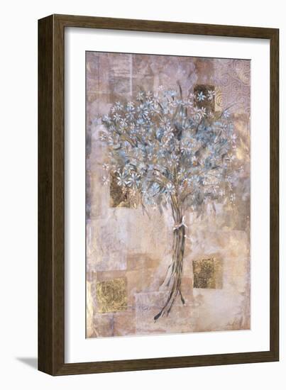 Blue Flowers-Marta Gottfried-Framed Giclee Print