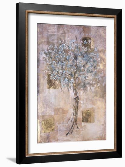 Blue Flowers-Marta Gottfried-Framed Giclee Print