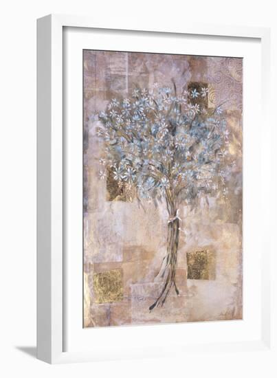 Blue Flowers-Marta Gottfried-Framed Giclee Print