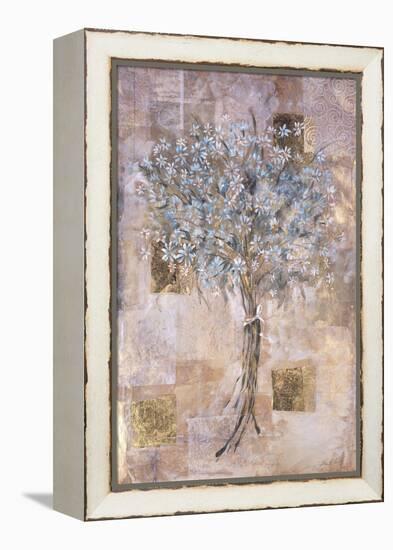 Blue Flowers-Marta Gottfried-Framed Premier Image Canvas