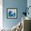 Blue Flowers-Maria Rytova-Framed Giclee Print displayed on a wall