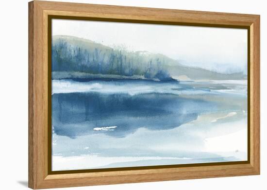 Blue Fog II-Chris Paschke-Framed Stretched Canvas