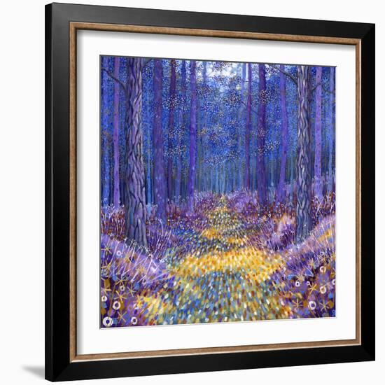 Blue Forest 2, 2012-David Newton-Framed Giclee Print