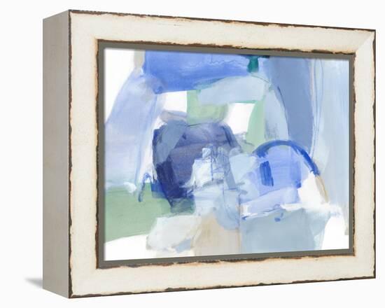 Blue Formation II-Christina Long-Framed Stretched Canvas