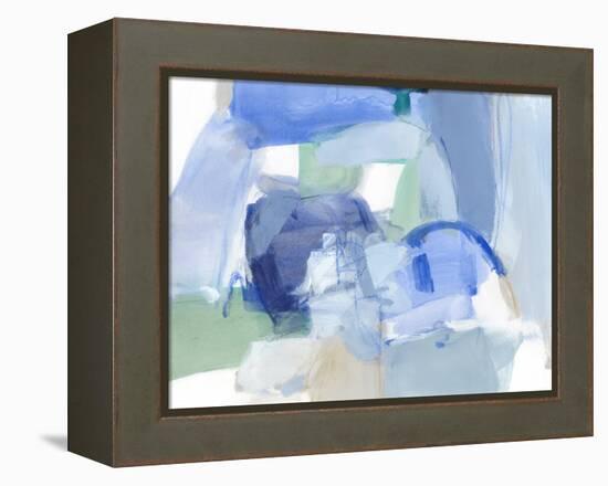 Blue Formation II-Christina Long-Framed Stretched Canvas