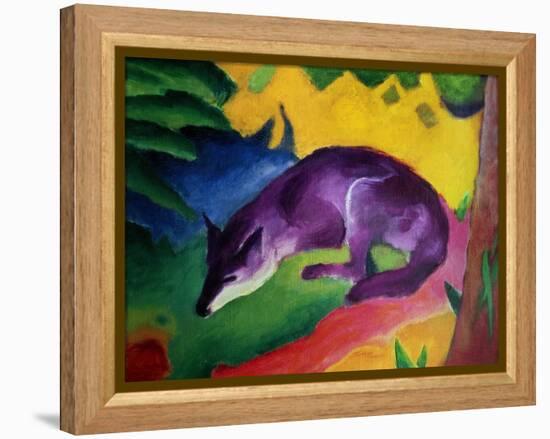 Blue Fox, 1911-Franz Marc-Framed Premier Image Canvas