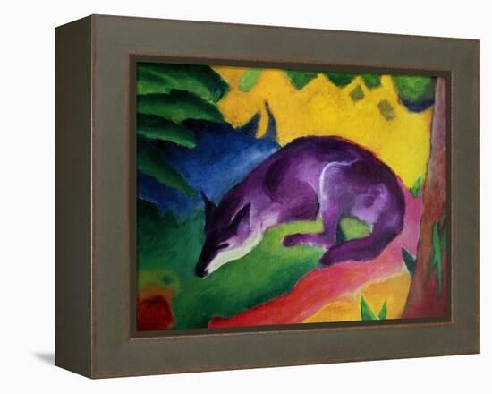 Blue Fox, 1911-Franz Marc-Framed Premier Image Canvas