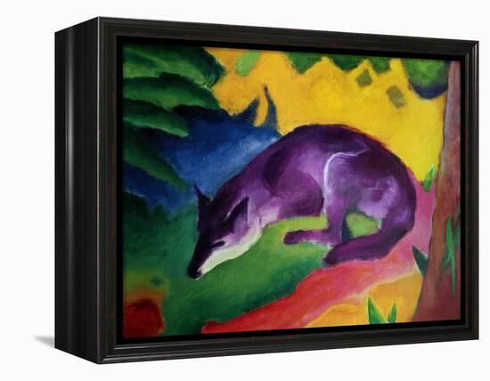 Blue Fox, 1911-Franz Marc-Framed Premier Image Canvas