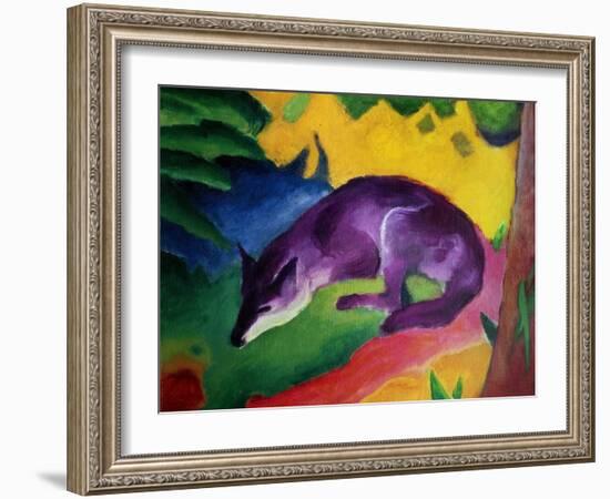 Blue Fox, 1911-Franz Marc-Framed Giclee Print