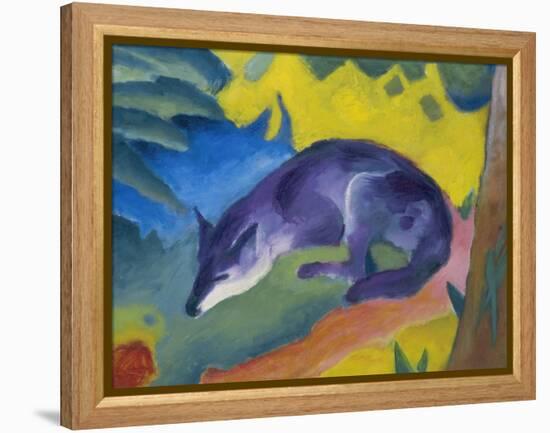 Blue Fox, 1911-Franz Marc-Framed Premier Image Canvas