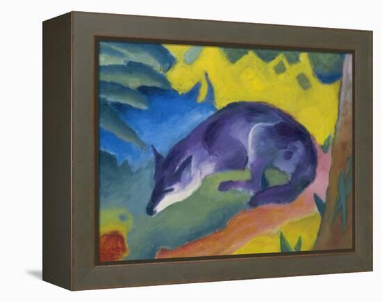 Blue Fox, 1911-Franz Marc-Framed Premier Image Canvas