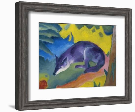 Blue Fox, 1911-Franz Marc-Framed Giclee Print