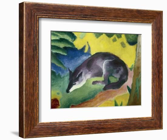 Blue Fox-Franz Marc-Framed Art Print