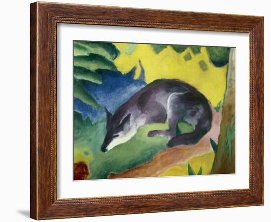 Blue Fox-Franz Marc-Framed Art Print