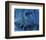 Blue Fragmentation-null-Framed Art Print