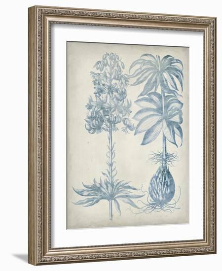 Blue Fresco Floral I-Vision Studio-Framed Art Print