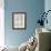 Blue Fresco Floral I-Vision Studio-Framed Art Print displayed on a wall