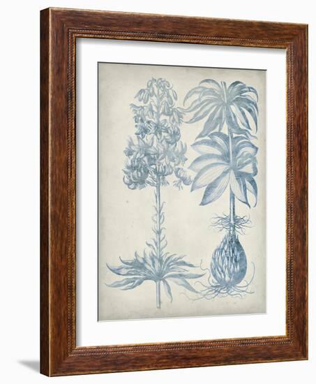 Blue Fresco Floral I-Vision Studio-Framed Art Print