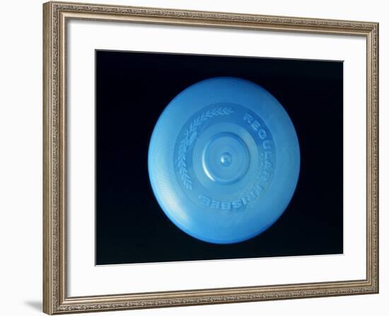 Blue Frisbee-null-Framed Photographic Print