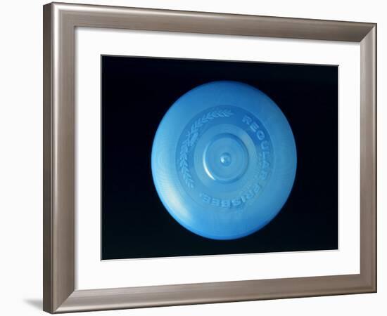 Blue Frisbee-null-Framed Photographic Print