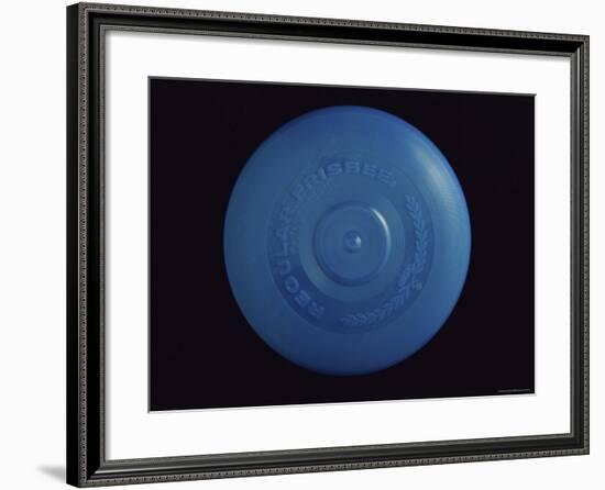 Blue Frisbee-null-Framed Photographic Print
