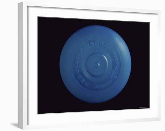 Blue Frisbee-null-Framed Photographic Print