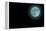 Blue Full Moon Isolated on a Black Sky-Steve Collender-Framed Premier Image Canvas