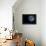 Blue Full Moon Isolated on a Black Sky-Steve Collender-Framed Premier Image Canvas displayed on a wall