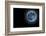 Blue Full Moon Isolated on a Black Sky-Steve Collender-Framed Photographic Print