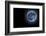 Blue Full Moon Isolated on a Black Sky-Steve Collender-Framed Photographic Print