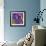 Blue Fusion-Ruth Palmer-Framed Art Print displayed on a wall