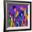 Blue Fusion-Ruth Palmer-Framed Art Print