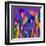 Blue Fusion-Ruth Palmer-Framed Art Print